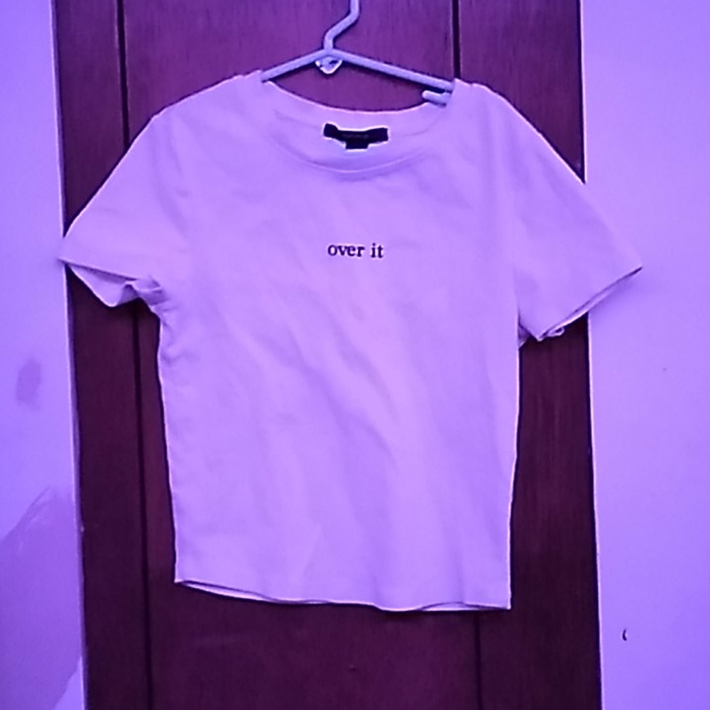 White over it shirt